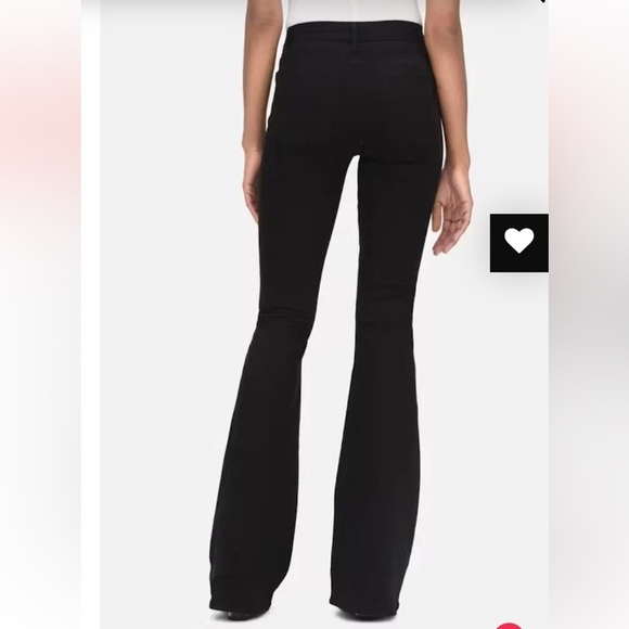 FRAME
Frame Le High Flare Jeans Film Noir Black Size 28 70's Style Bohemian - Picture 14 of 14